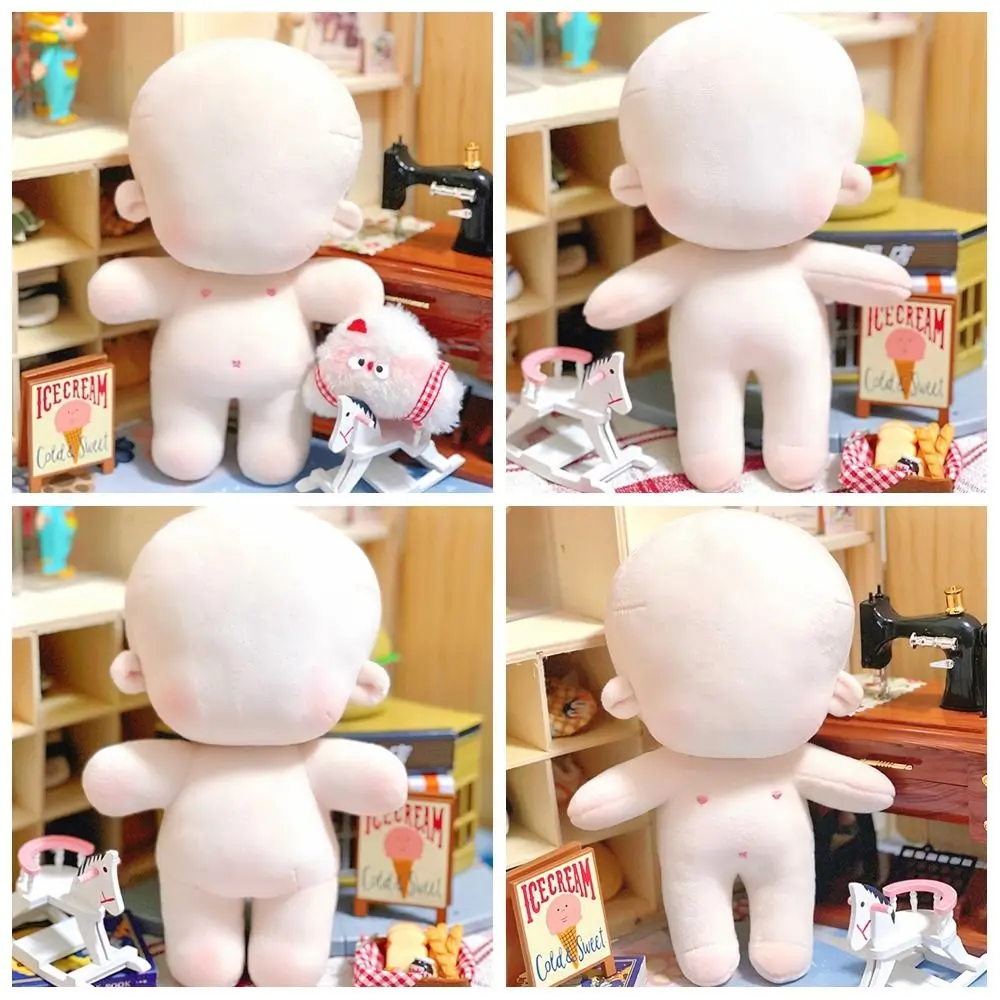 20CM Cotton Dolls Body DIY Idoll Doll Embroidery Or Blank Changing Dressing Game Handmade Playing House Dolls accessories