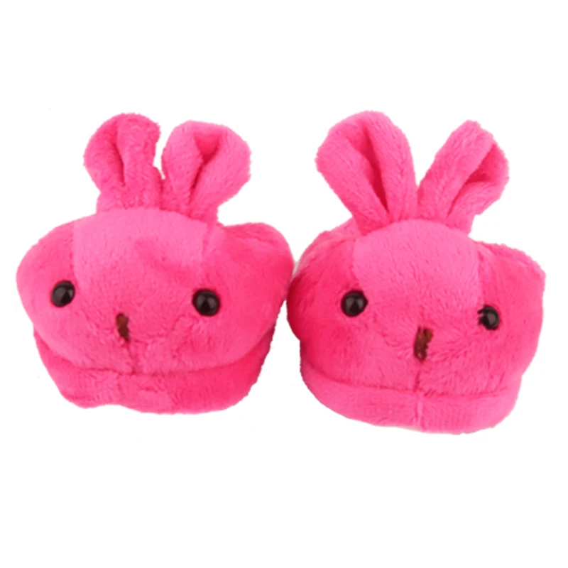 7cm Plush Doll Shoes Cute Bear,Tiger,Frog,Animal Slippers For American 18 Inch,OG&43cm Baby New Born Girl Doll Accessories Toy
