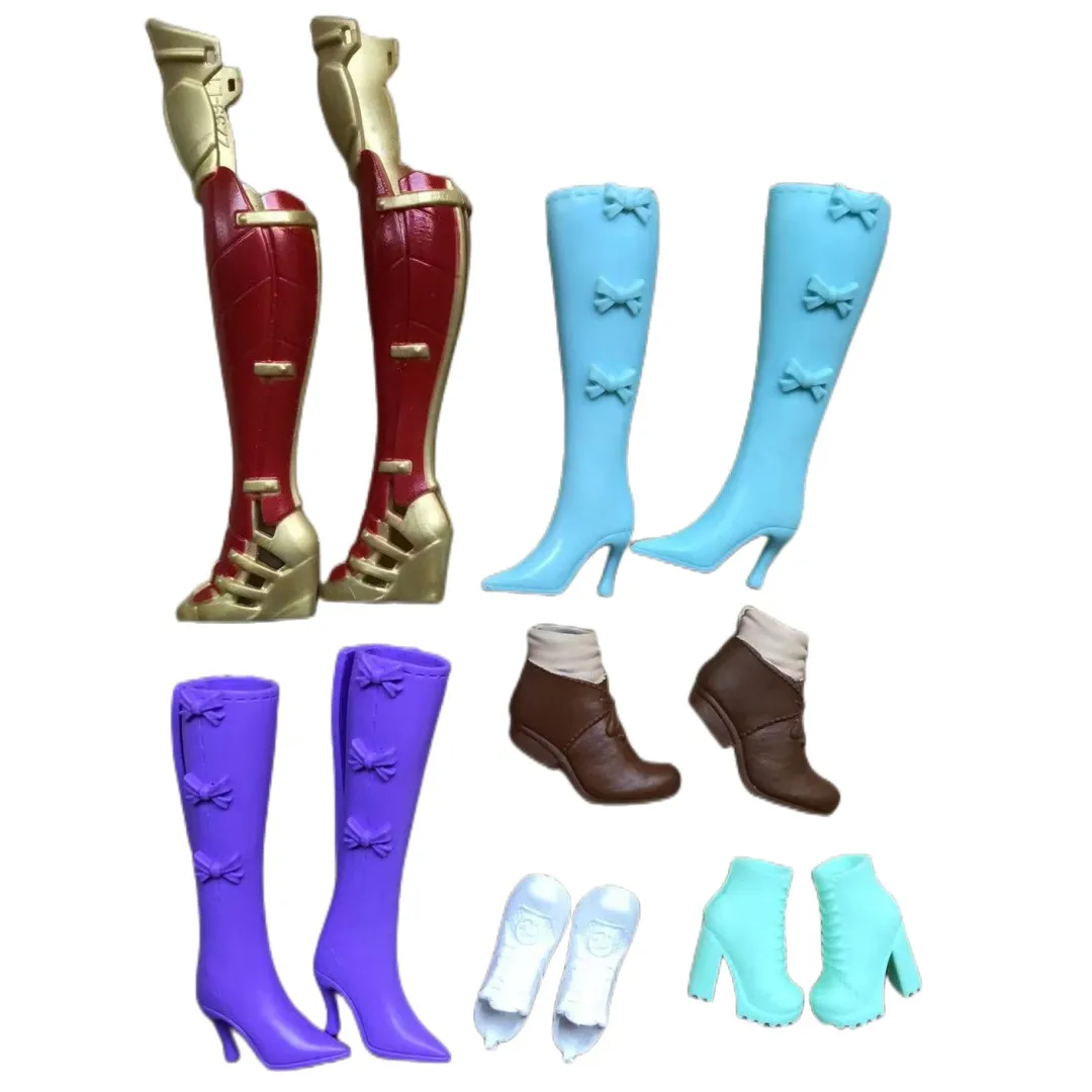 Big Size Doll Boots Princess Doll Casual Shoes Wonder Dolls Accessories Doll High Heels Shoes Sandals DIY Doll Colorful Decors
