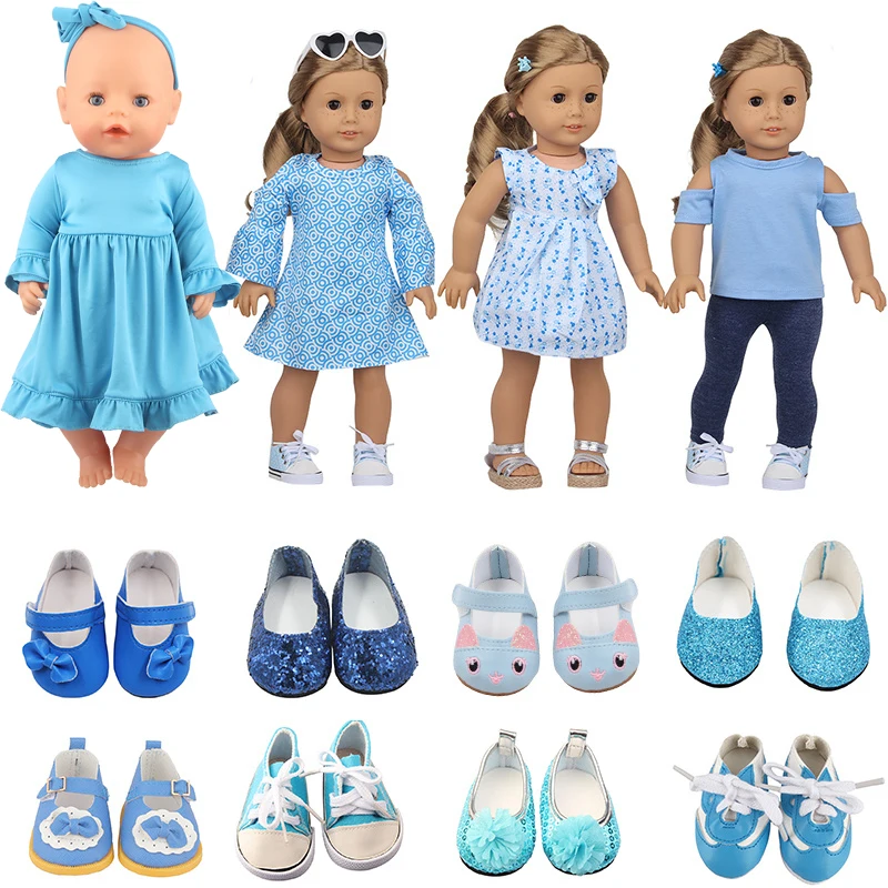 7cm Super Cute Leisure Doll Shoes Double Hearts Pu Leather 18 Inch Mini Handmade Shoes For Reborn Baby Dolls 43 cm Russian Toys