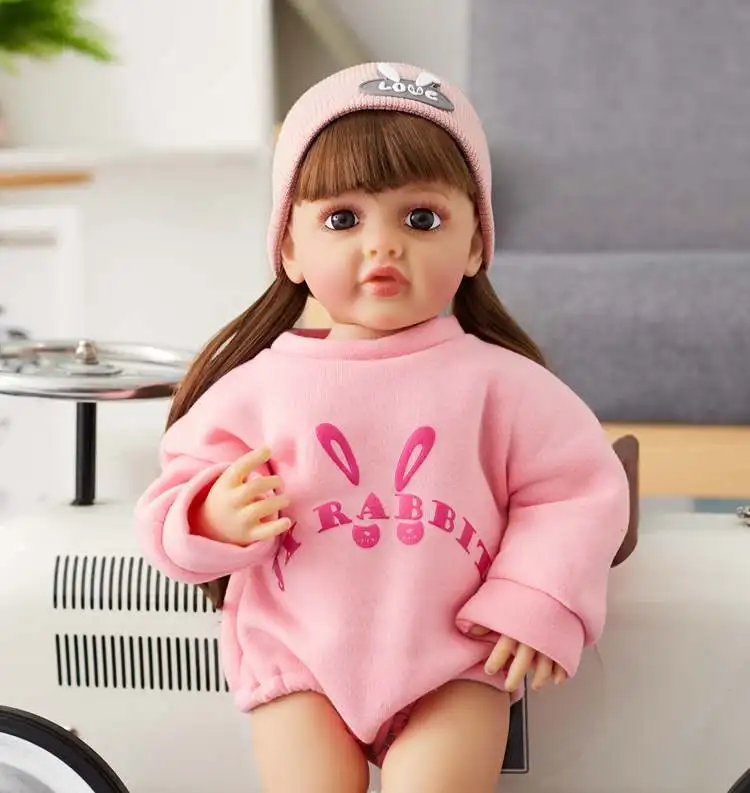 Doll Clothes for 55cm Dolls 22inch Doll's Clothing Sweater Dress Overall DIY Toy Dolls Outfit for Dolls Clothes Accessories