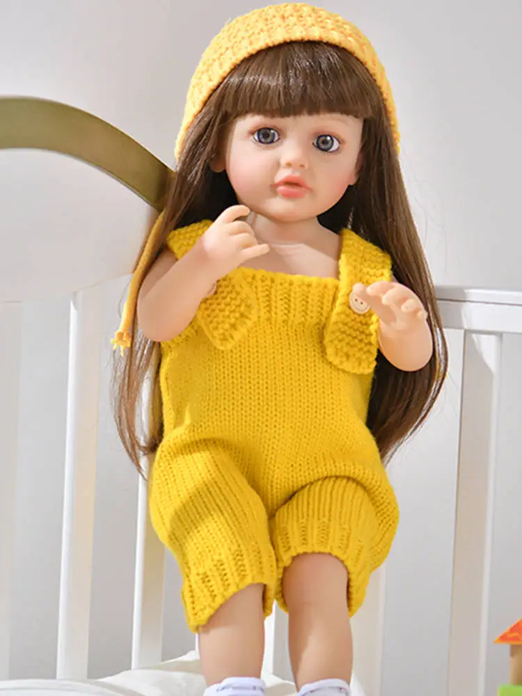 Doll Clothes for 55cm Dolls 22inch Doll's Clothing Sweater Dress Overall DIY Toy Dolls Outfit for Dolls Clothes Accessories