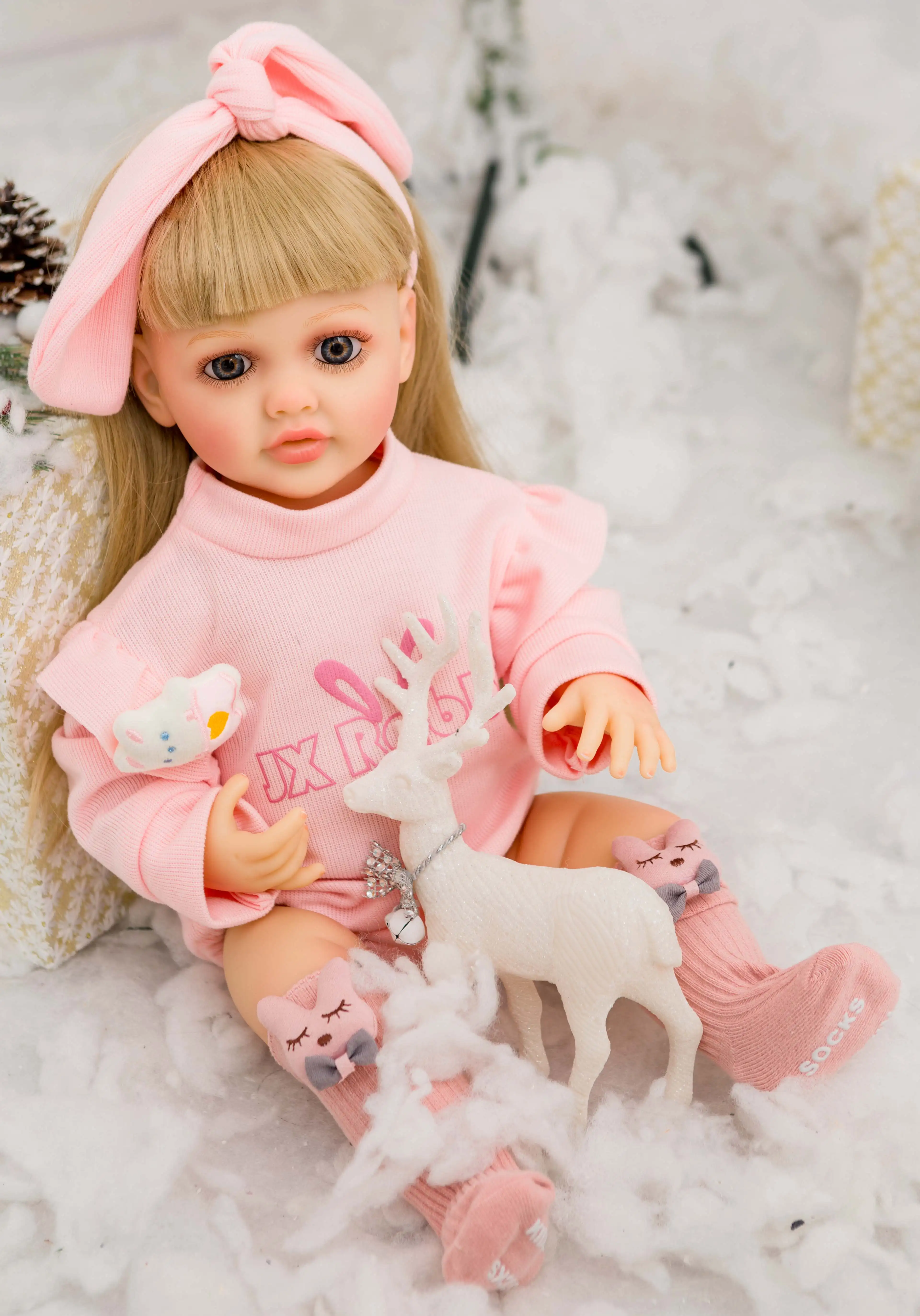 Doll Clothes for 55cm Dolls 22inch Doll's Clothing Sweater Dress Overall DIY Toy Dolls Outfit for Dolls Clothes Accessories
