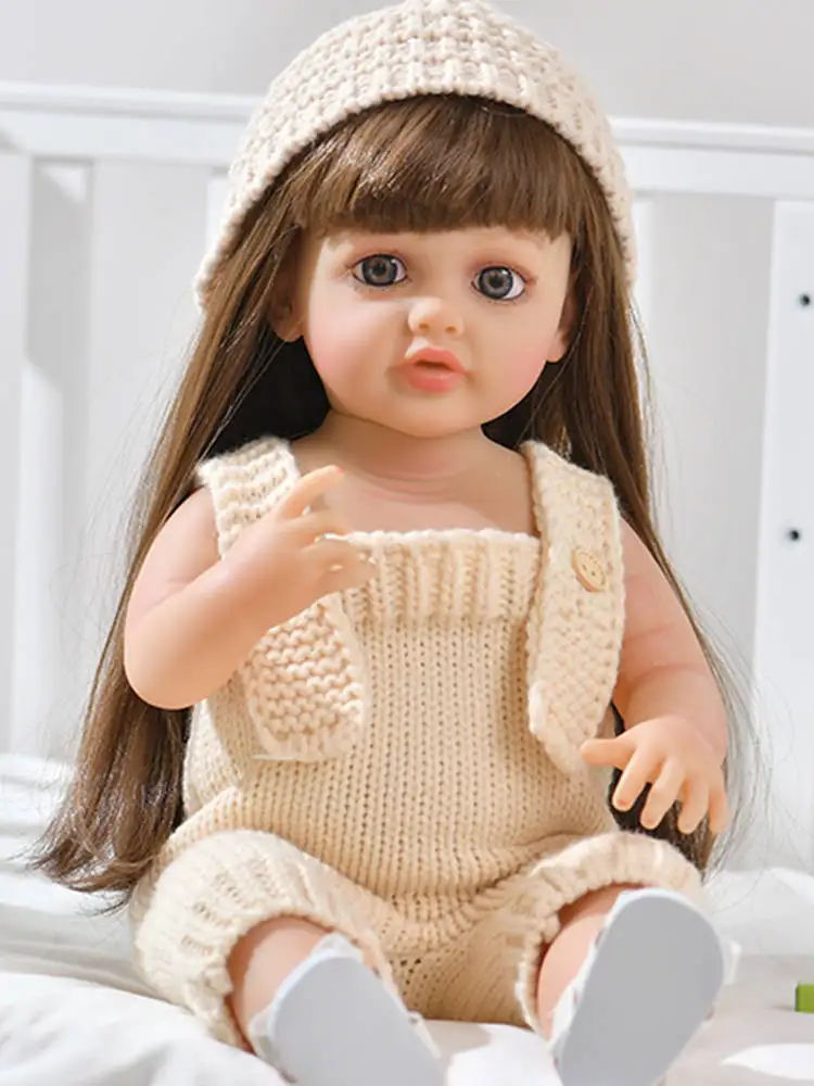 Doll Clothes for 55cm Dolls 22inch Doll's Clothing Sweater Dress Overall DIY Toy Dolls Outfit for Dolls Clothes Accessories