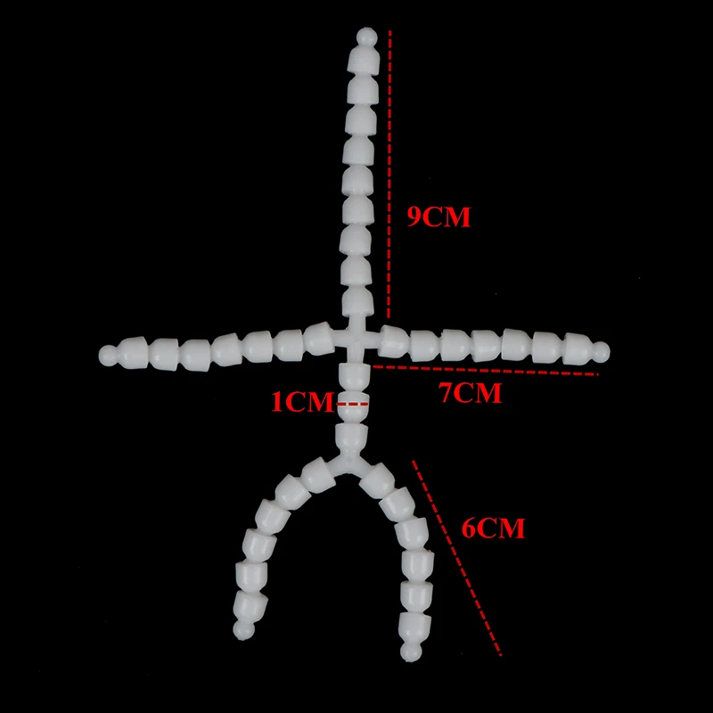 20Cm Doll Plush Inner Skeleton Doll joint skeleton Sound or Silent Version Joint Plush Toy DIY Doll Ball Socket Flexible