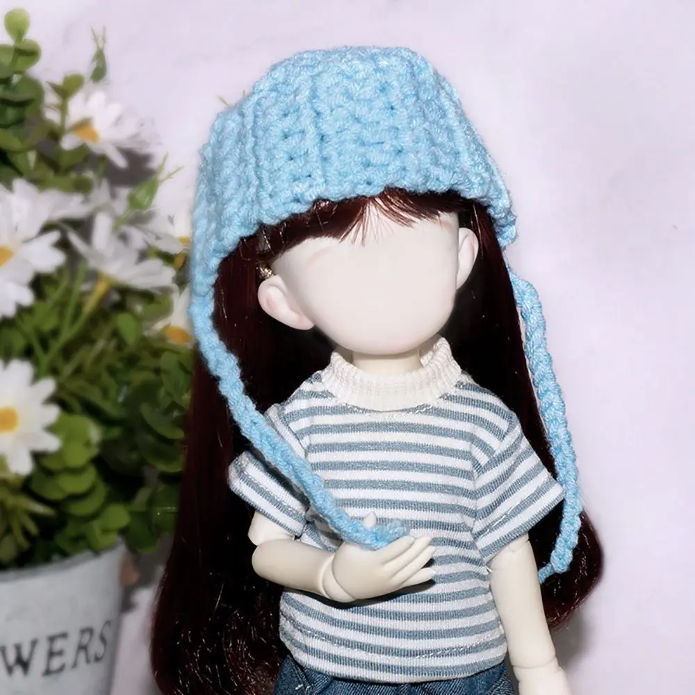 30CM Doll Clothes Fashion Stripe Undershirt Casual Wear Shorts Tooling Style Jeans Pants For 11.5" 1/6 BJD Dolls Accessories
