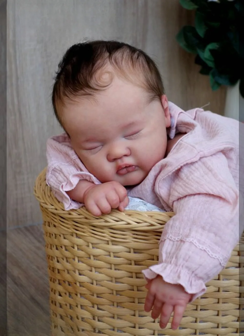 20Inch Reborn Doll Kit ASHIA Lifelike Soft Unfinished Unpainted Doll Parts with Cloth Body Handmade Art Doll Muñeca Kit Reborn