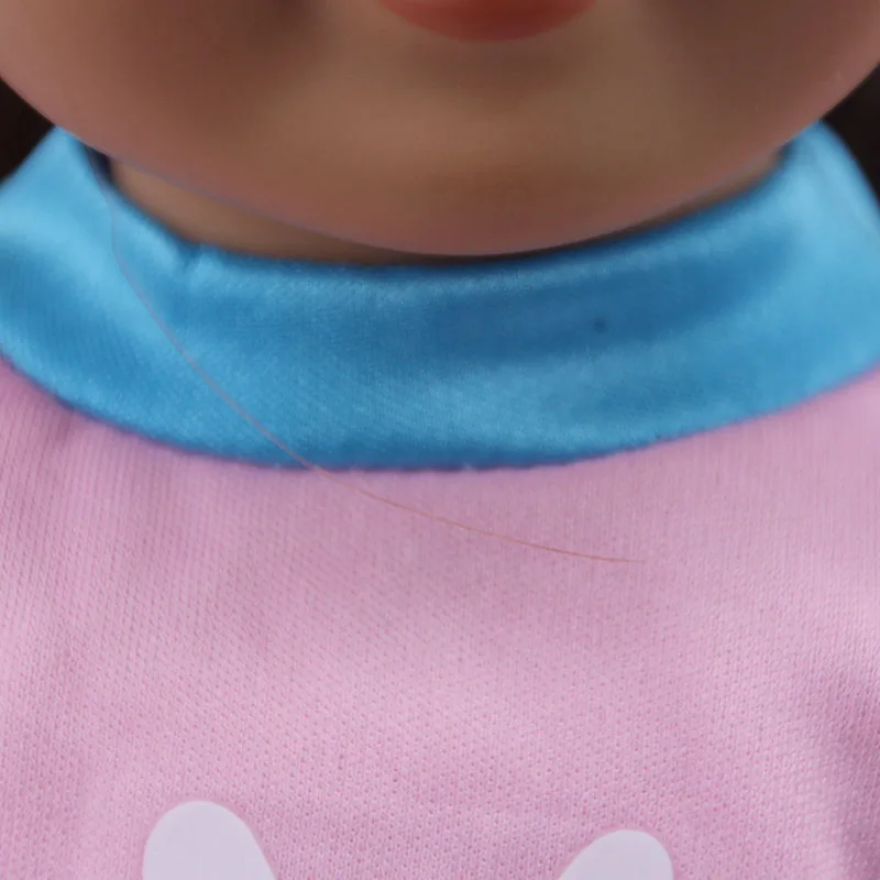 2 Pcs/Set Kawaii Animal Pajamas Suit For 43cm Baby Doll Clothes Accessories And 18 Inch American Doll Girl's Toys Our Generation