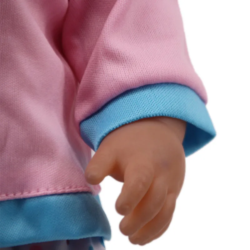2 Pcs/Set Kawaii Animal Pajamas Suit For 43cm Baby Doll Clothes Accessories And 18 Inch American Doll Girl's Toys Our Generation