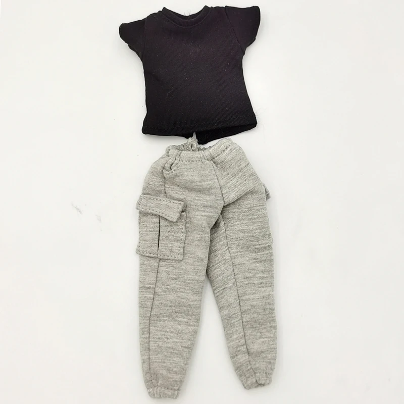 Blythe Clothes Trench Coat Casual Pants for Ob24 Ob22 Azone Blythe Doll Suit Tweed Jacket Set