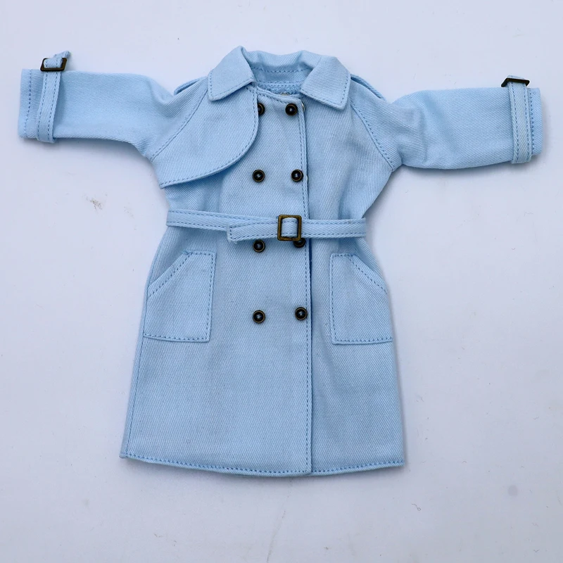 Blythe Clothes Trench Coat Casual Pants for Ob24 Ob22 Azone Blythe Doll Suit Tweed Jacket Set