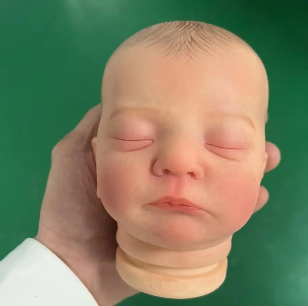 NPK 19inch Newborn Baby Reborn Doll Kit Baby Kai Lifelike Soft Touch Already Painted Unfinished Doll Parts