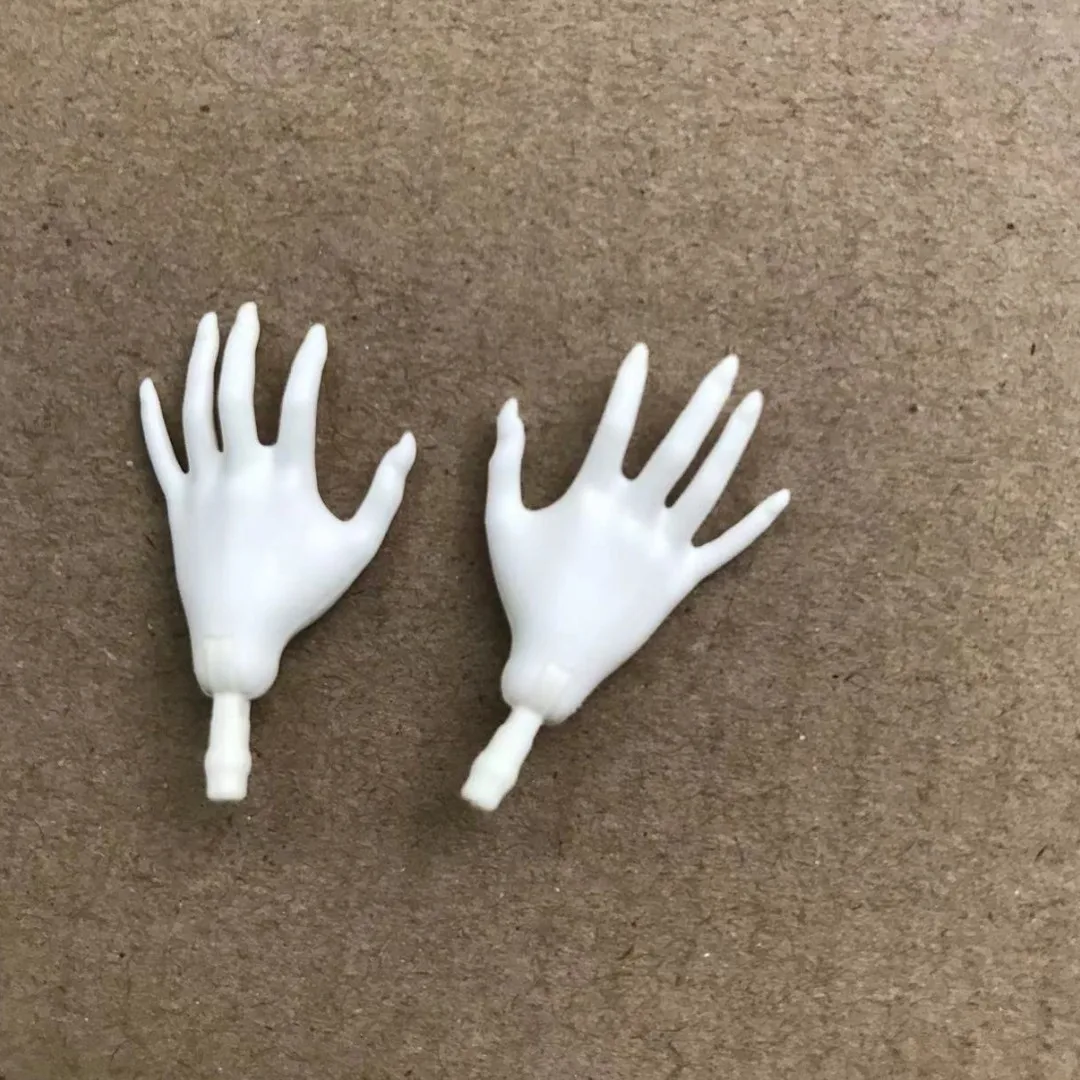 1/6 Doll Replacements Hands Elbows Feet Black Brown White Beige White Pink Skin Doll Parts Original Doll Accessories