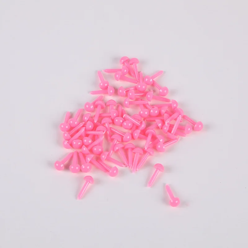 100Pcs DIY 3m/4m/5m/6m Wool Felt Handmad Simulation Doll Plug In Eye Accessories Plush Toy Dough Sculpture Carv Educational Toy