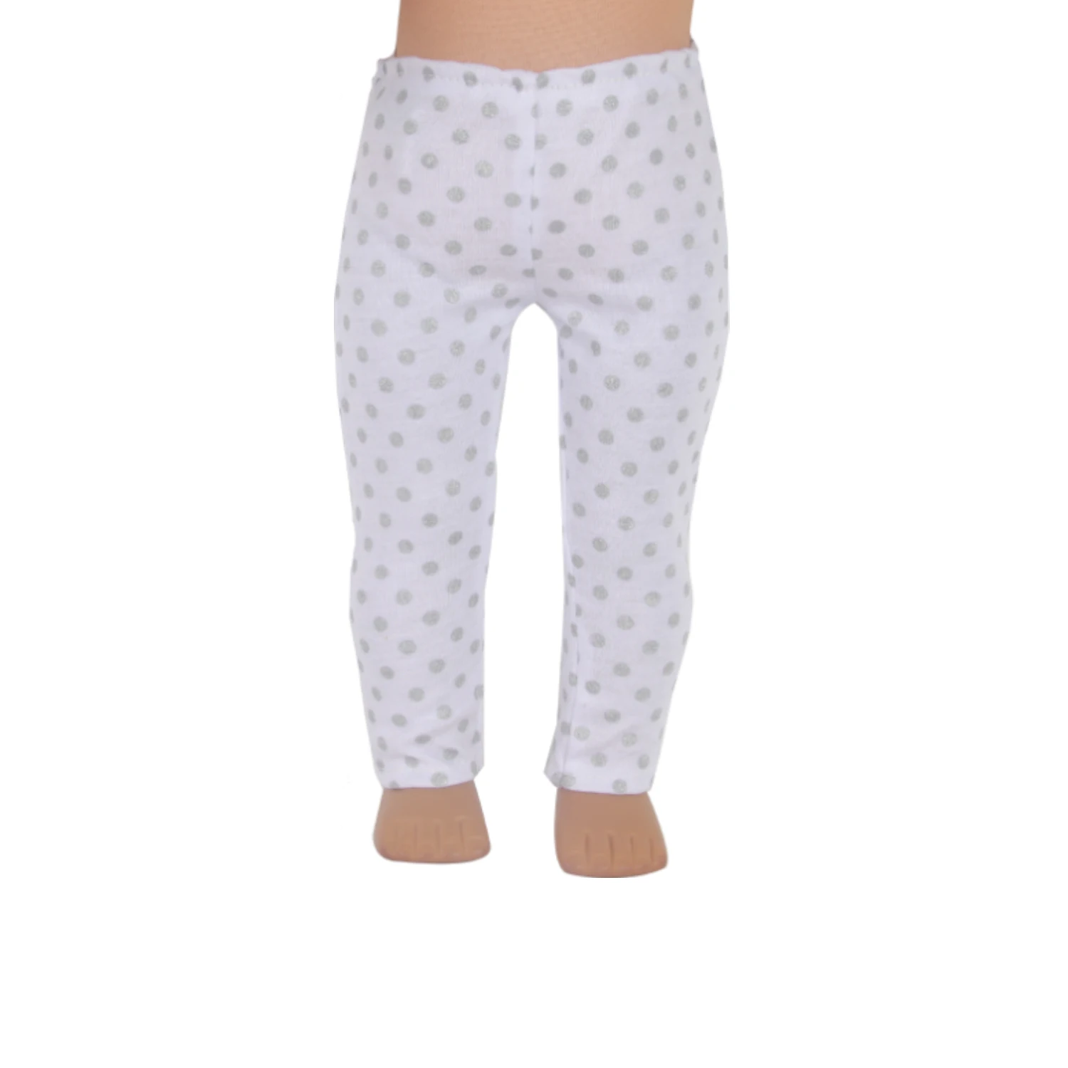 18 inch American Doll Pants Trousers Flower Round Dot Leggings For 43cm Baby New Born&OG Girl Dolls Accessories For Girl's Gift