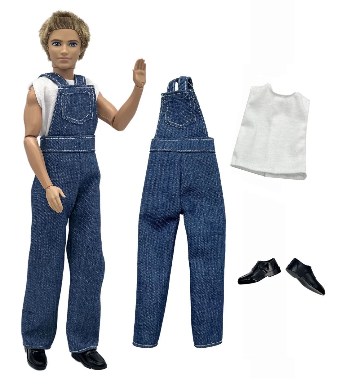 1 Set Ken Cloth Handmade Handsome Doll Accessories Casual Wear Suit for 30cm 12inch Ken Doll Kids GiftA1