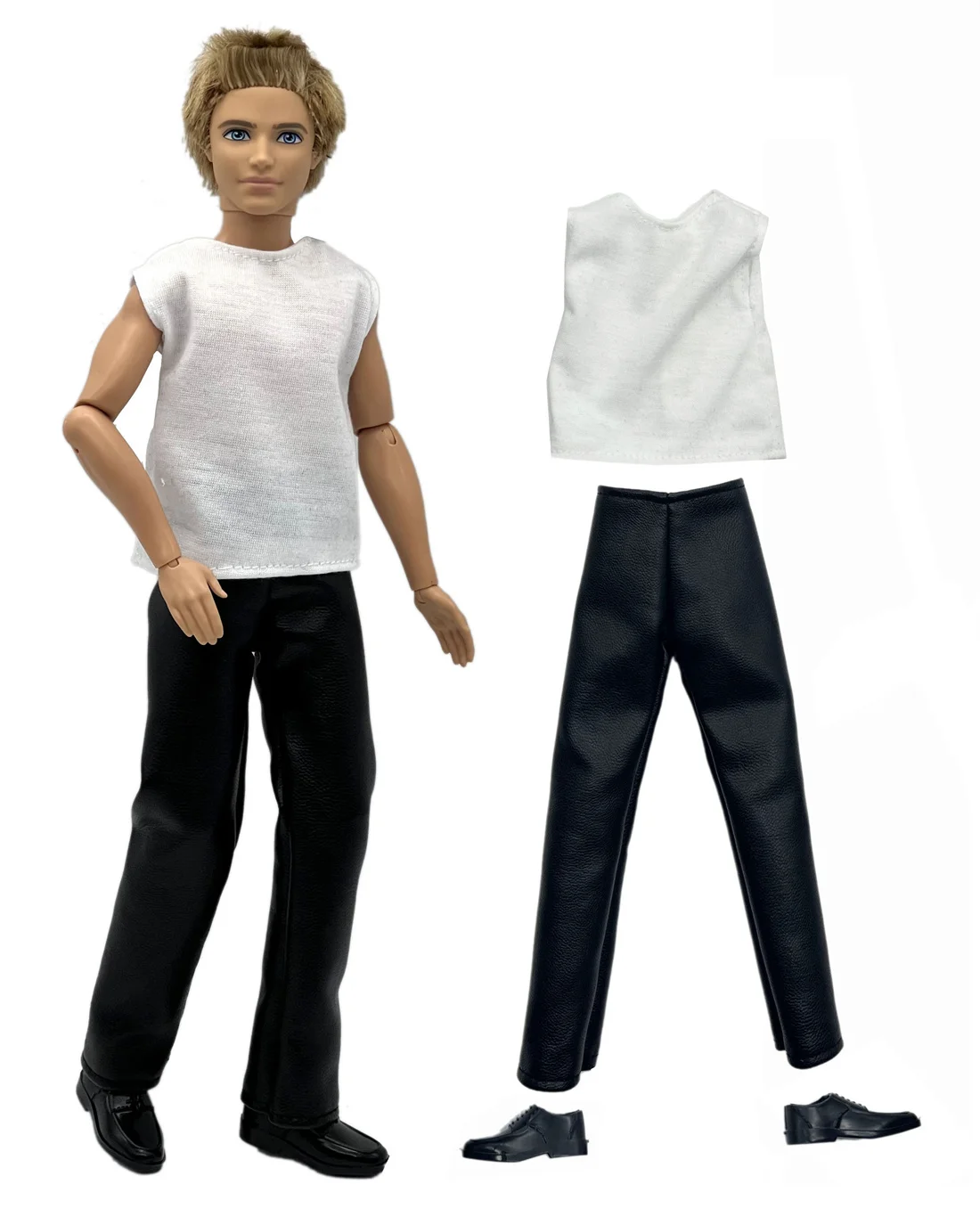 1 Set Ken Cloth Handmade Handsome Doll Accessories Casual Wear Suit for 30cm 12inch Ken Doll Kids GiftA1