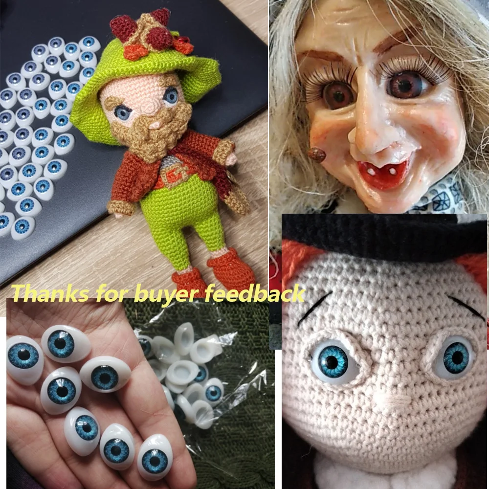 60Pcs/Set HOT New Doll Safety Eyes for DIY Toy Eyes Animal Toy Puppet Making Dinosaur Eyes DIY Craft Accessories DIY Toy Eyes