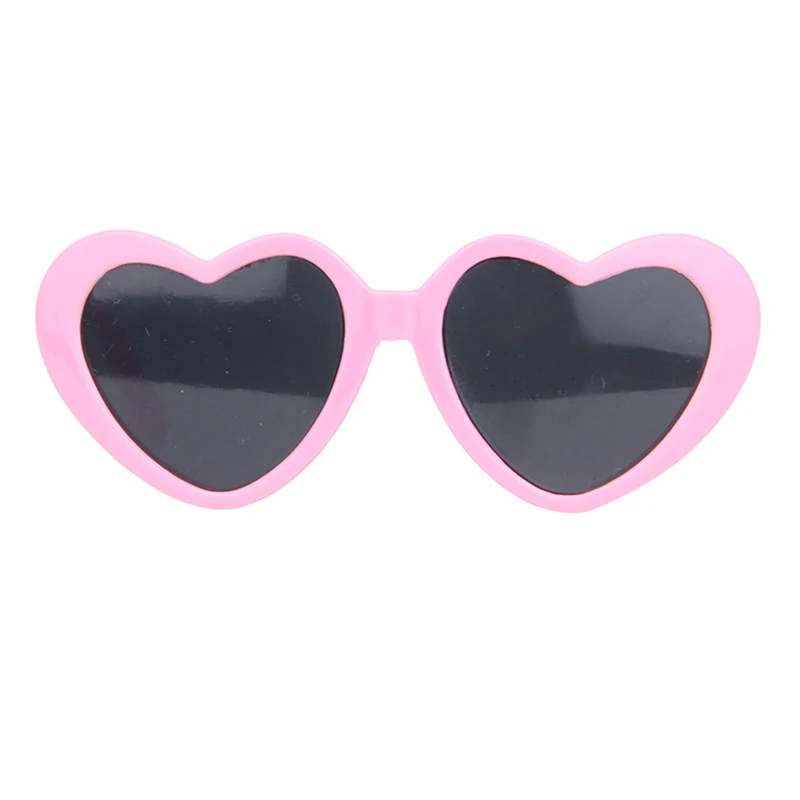 Cute Doll Sunglass For American 18 Inch Girl Dolls Beach Party Travel Glasses For 43cm Baby New Born&DIY Doll Girls Toy Gift