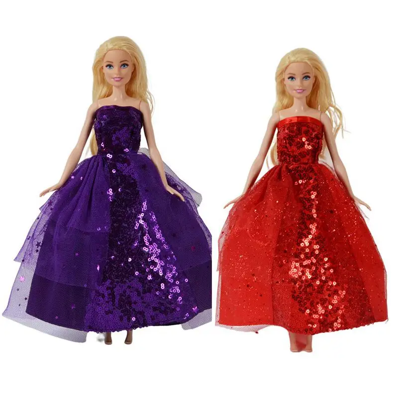 Dolls Clothes Tops Pants Dressing Kids Toys Fast Shipping Items Mini Dress Wear For Children DIY Girl Birthday Christmas Present