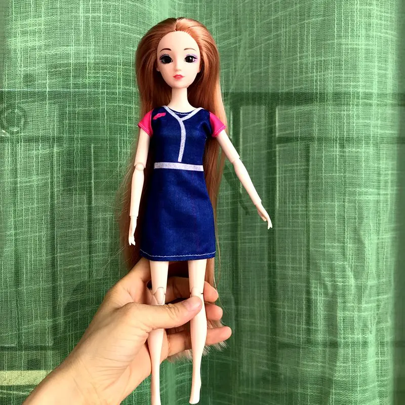 Dolls Clothes Tops Pants Dressing Kids Toys Fast Shipping Items Mini Dress Wear For Children DIY Girl Birthday Christmas Present