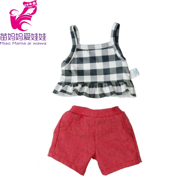Santa Claus Dress for Baby Doll Clothes Christmas Dress 18 Inches Girl Doll Tutu Skirt
