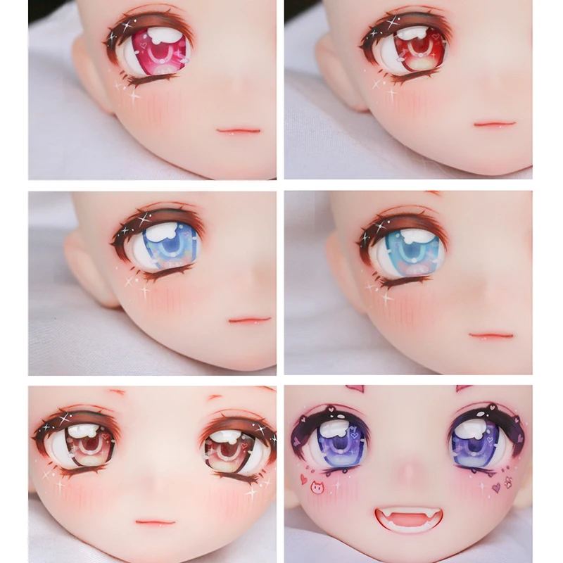 BJD eyes 10mm-16mm-20mm-24mm doll eyes 16mm bjd acrylic eyeballs 1/12 1/8 1/6 1/4 1/3 BJD SD doll accessories doll cartoon eyes