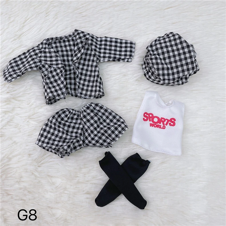 DOLLS Clothes 30cm Dress Up TOY Accessories Fashion Jacket Coat Bib Suit Pantyhose For 1/6 Movable Joint Bjd Doll Girls Toy