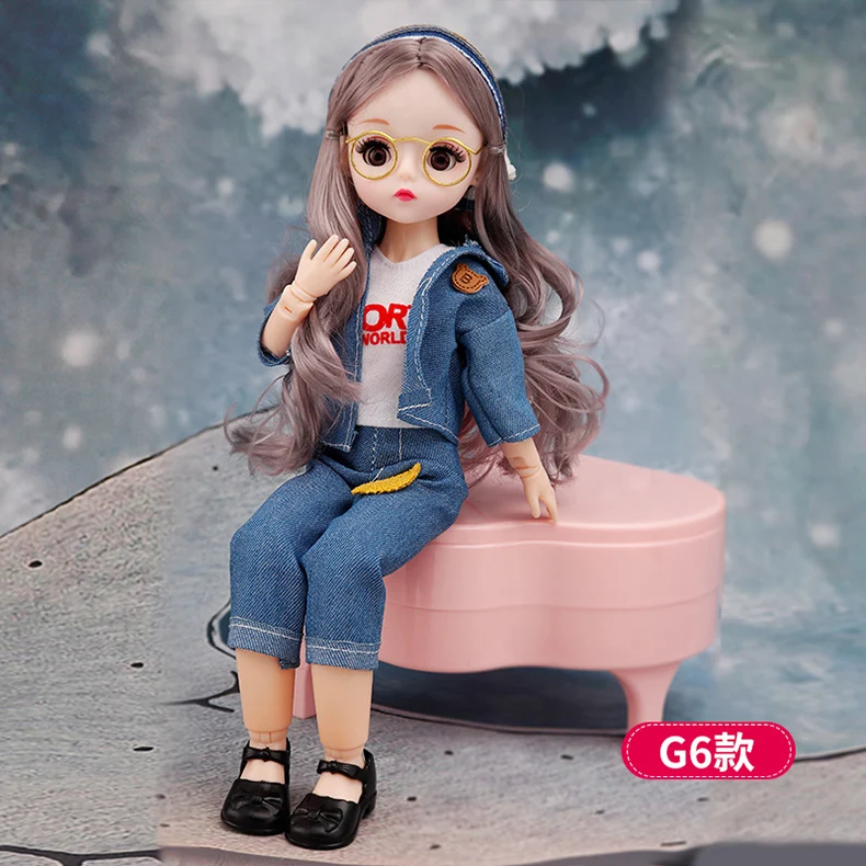 DOLLS Clothes 30cm Dress Up TOY Accessories Fashion Jacket Coat Bib Suit Pantyhose For 1/6 Movable Joint Bjd Doll Girls Toy