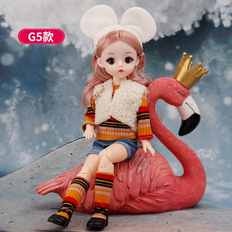 DOLLS Clothes 30cm Dress Up TOY Accessories Fashion Jacket Coat Bib Suit Pantyhose For 1/6 Movable Joint Bjd Doll Girls Toy