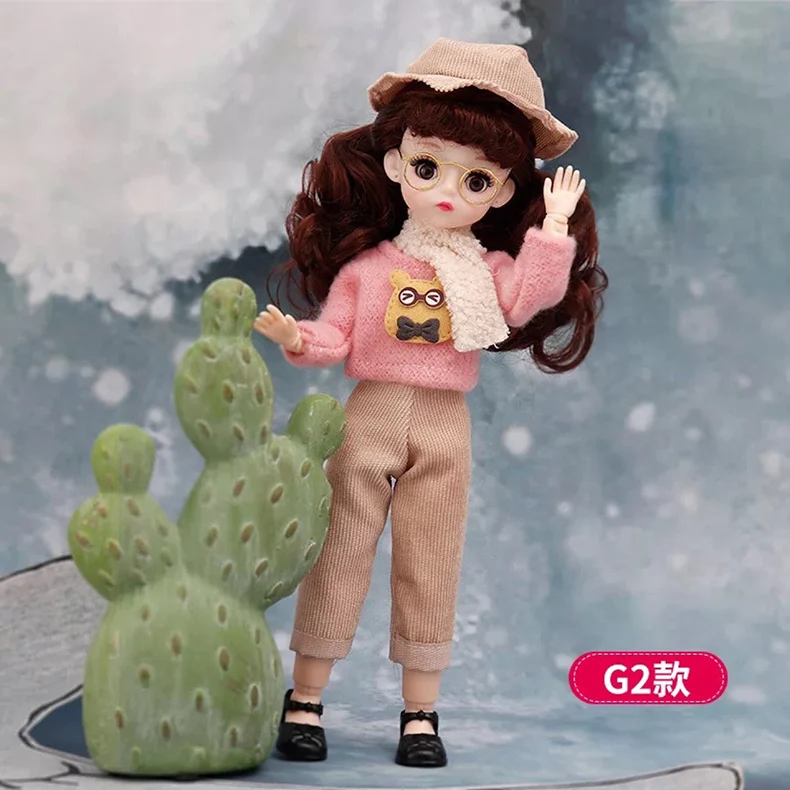 DOLLS Clothes 30cm Dress Up TOY Accessories Fashion Jacket Coat Bib Suit Pantyhose For 1/6 Movable Joint Bjd Doll Girls Toy