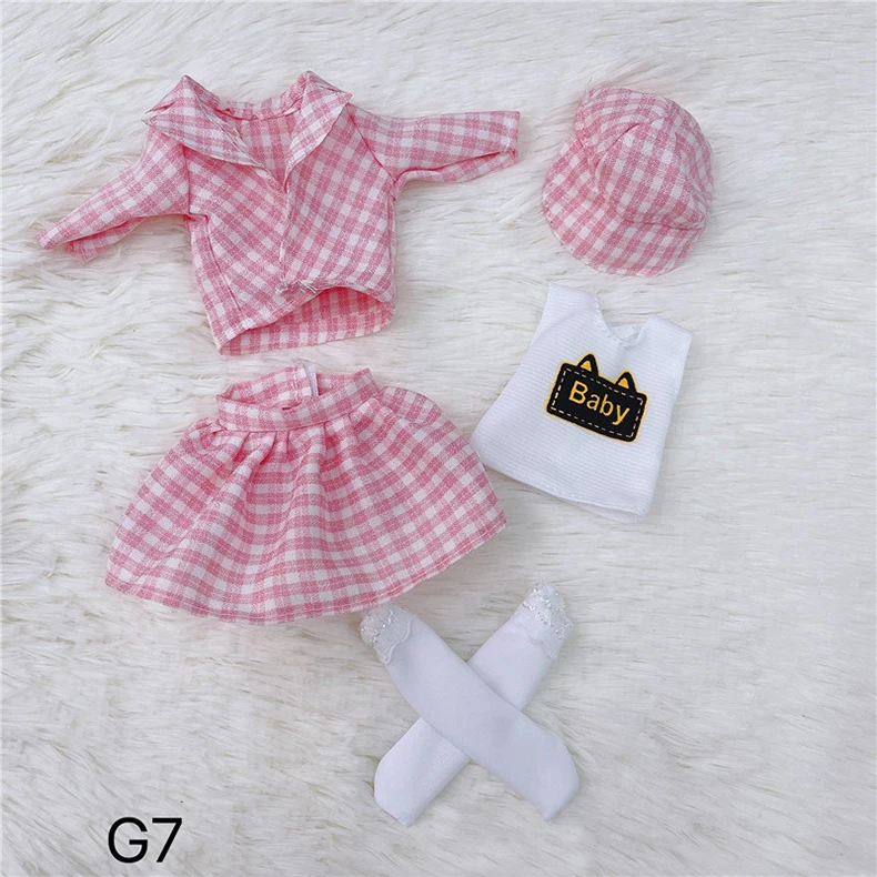 DOLLS Clothes 30cm Dress Up TOY Accessories Fashion Jacket Coat Bib Suit Pantyhose For 1/6 Movable Joint Bjd Doll Girls Toy