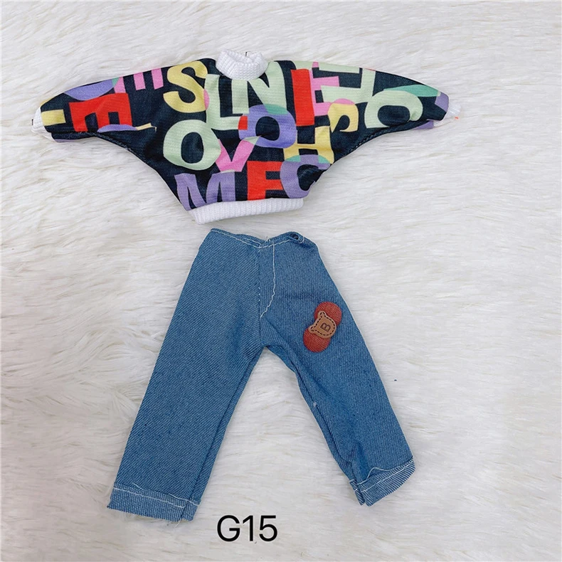 DOLLS Clothes 30cm Dress Up TOY Accessories Fashion Jacket Coat Bib Suit Pantyhose For 1/6 Movable Joint Bjd Doll Girls Toy