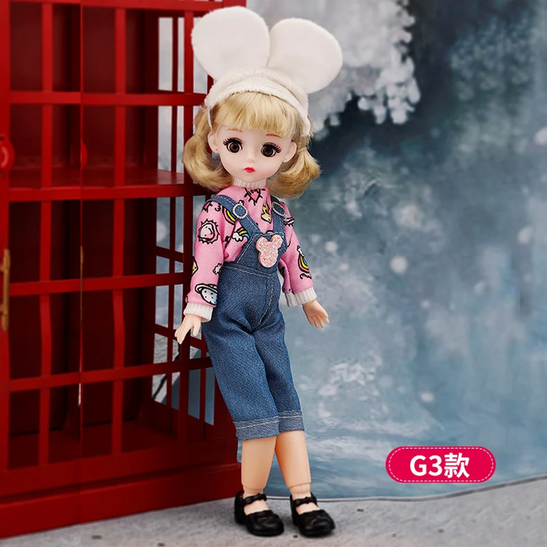 DOLLS Clothes 30cm Dress Up TOY Accessories Fashion Jacket Coat Bib Suit Pantyhose For 1/6 Movable Joint Bjd Doll Girls Toy