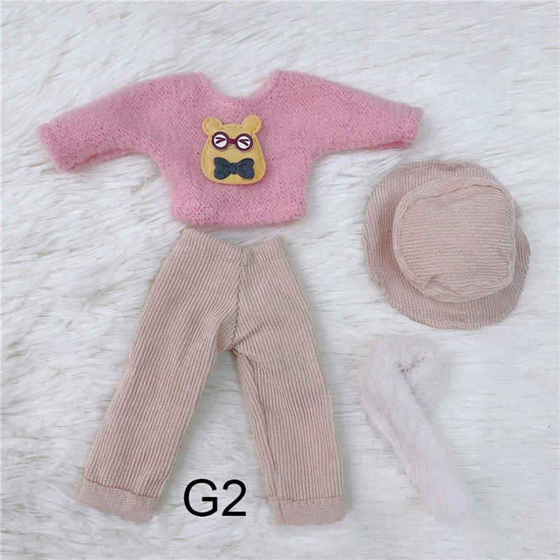 DOLLS Clothes 30cm Dress Up TOY Accessories Fashion Jacket Coat Bib Suit Pantyhose For 1/6 Movable Joint Bjd Doll Girls Toy