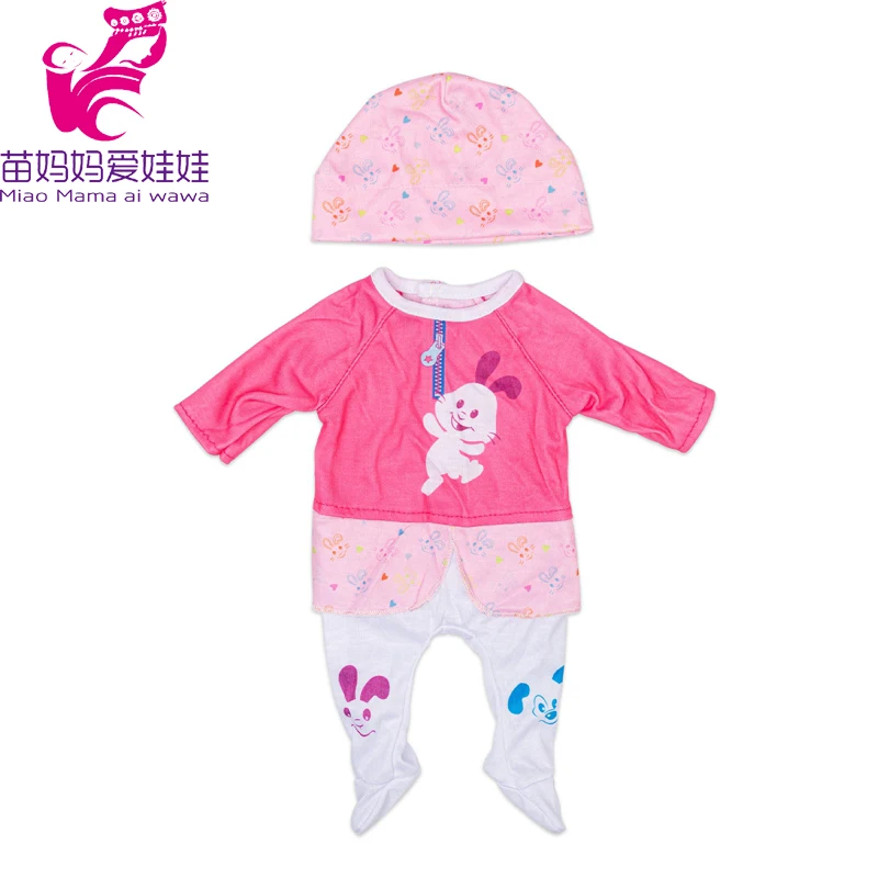 Baby New Born Doll Clothes Coat Hooded Sweater for 17 Inch Doll Jacket Toys Doll Wears