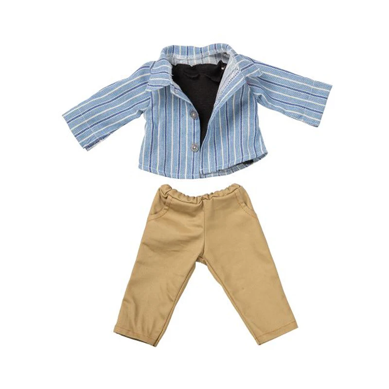 Baby New Born Doll Clothes Coat Hooded Sweater for 17 Inch Doll Jacket Toys Doll Wears