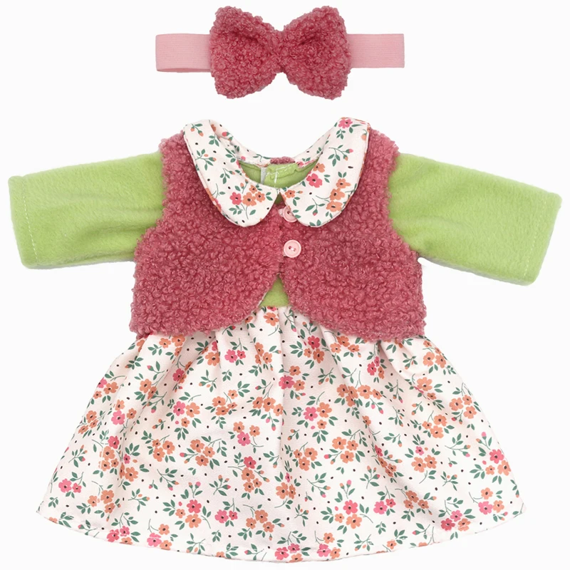Baby New Born Doll Clothes Coat Hooded Sweater for 17 Inch Doll Jacket Toys Doll Wears