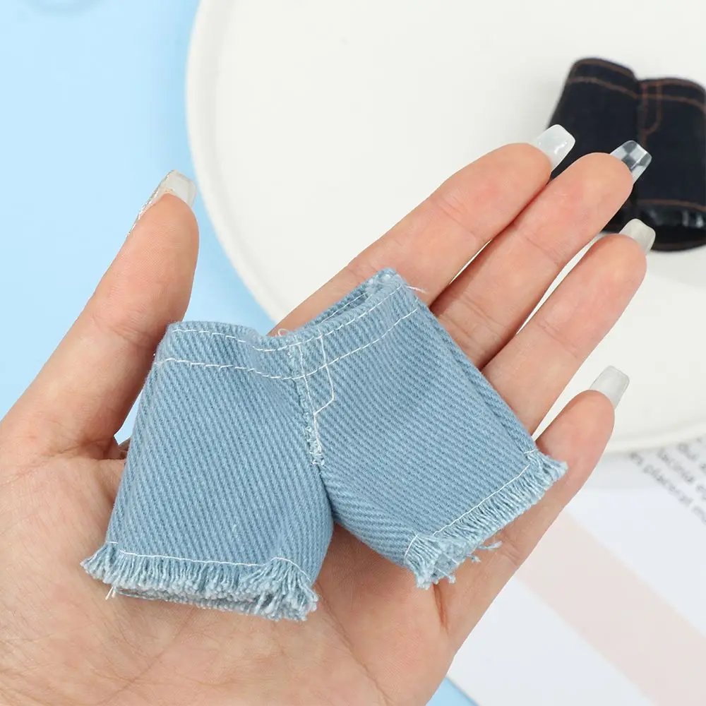 1PC Fashion Doll Shorts Denim Jeans Bottoms Short Pants For 30CM Doll Casual Wears 1/6 BJD Dolls Clothes Accessories Kids Toys