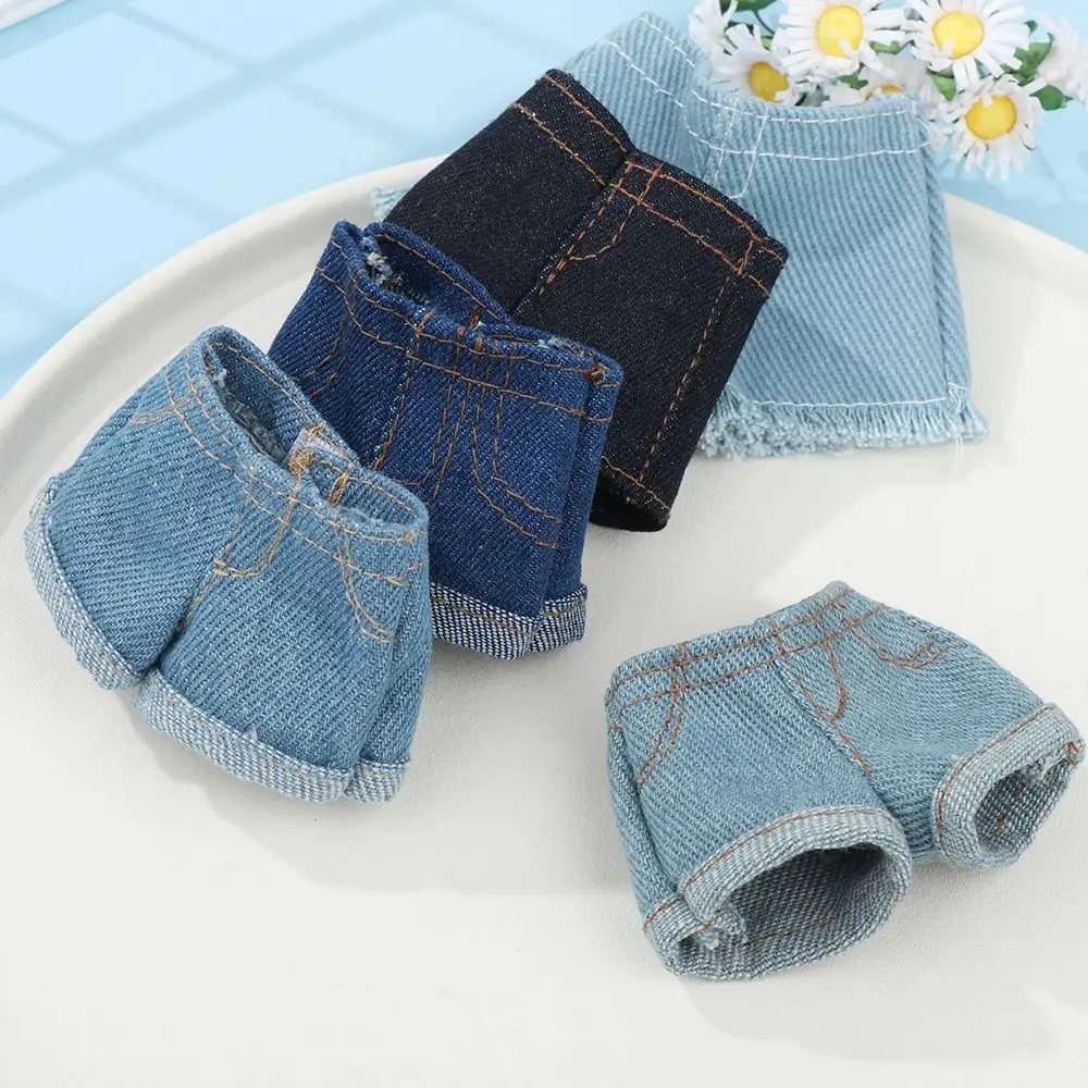 1PC Fashion Doll Shorts Denim Jeans Bottoms Short Pants For 30CM Doll Casual Wears 1/6 BJD Dolls Clothes Accessories Kids Toys