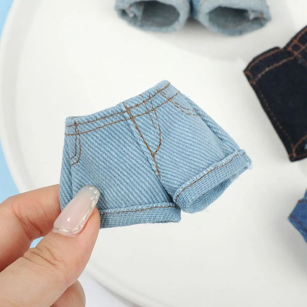 1PC Fashion Doll Shorts Denim Jeans Bottoms Short Pants For 30CM Doll Casual Wears 1/6 BJD Dolls Clothes Accessories Kids Toys