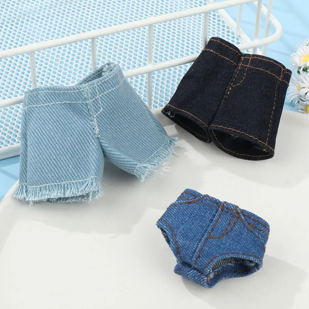 1PC Fashion Doll Shorts Denim Jeans Bottoms Short Pants For 30CM Doll Casual Wears 1/6 BJD Dolls Clothes Accessories Kids Toys