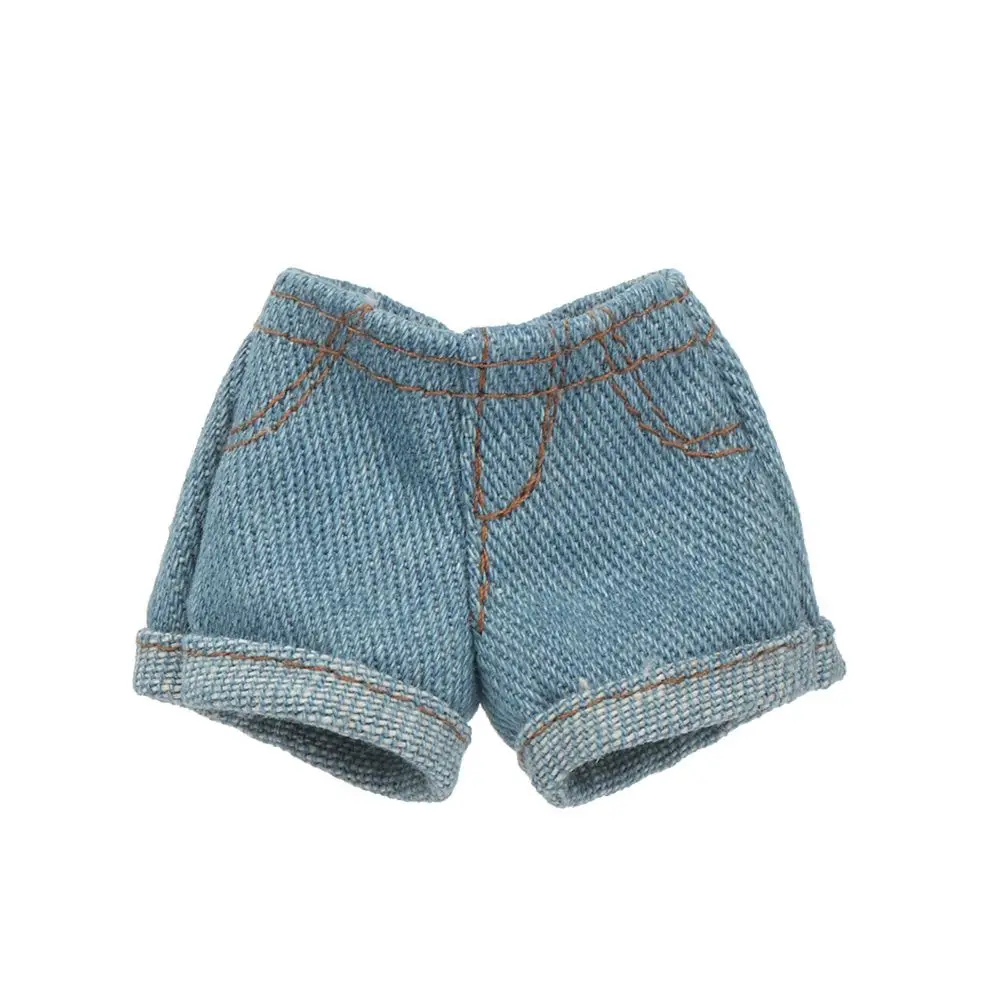 1PC Fashion Doll Shorts Denim Jeans Bottoms Short Pants For 30CM Doll Casual Wears 1/6 BJD Dolls Clothes Accessories Kids Toys