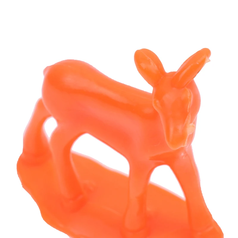 1Pcs Miniature Dollhouse Baby Deer Toy Dollhouse Christmas Elk Ornaments Decoration Accessories