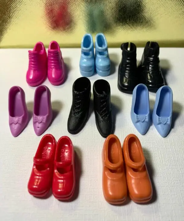 New styles fashion doll toy shoes accessories for 1/6 BB high heels flat foot dolls BBQ08