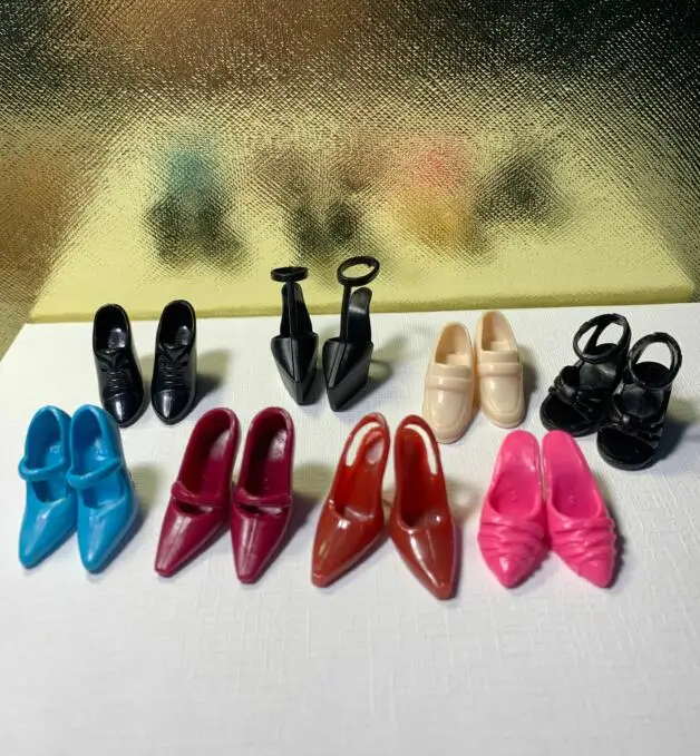 New styles fashion doll toy shoes accessories for 1/6 BB high heels flat foot dolls BBQ08