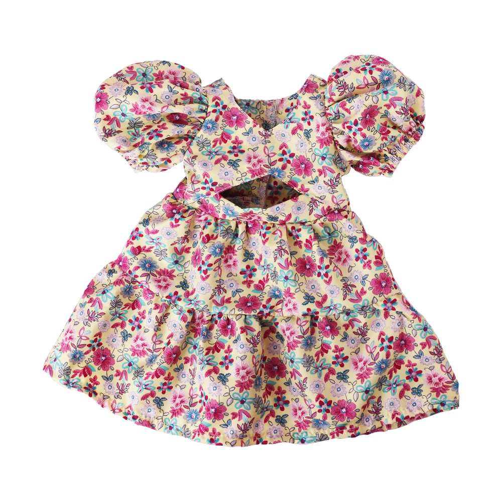 Doll Clothes Dress for 18inch American Doll& 43Cm Baby Doll T-shirt+Skirt Cute Bow Dress Our Generation Baby Girl's Toys Gift