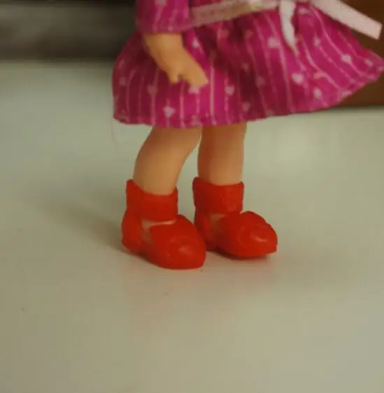 BQ2 Dolls purple shoes small toy accessories for height 11cm kelly dolls feet