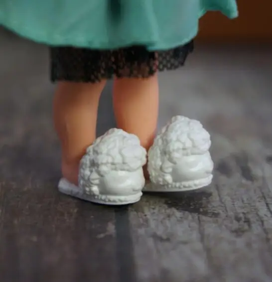 BQ2 Dolls purple shoes small toy accessories for height 11cm kelly dolls feet