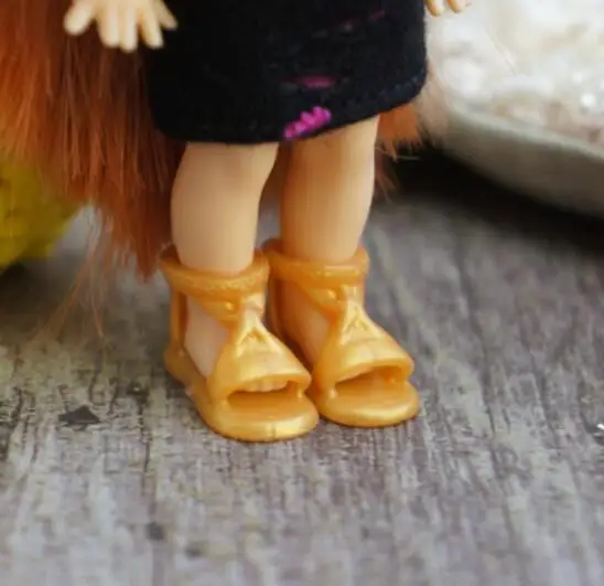 BQ2 Dolls purple shoes small toy accessories for height 11cm kelly dolls feet